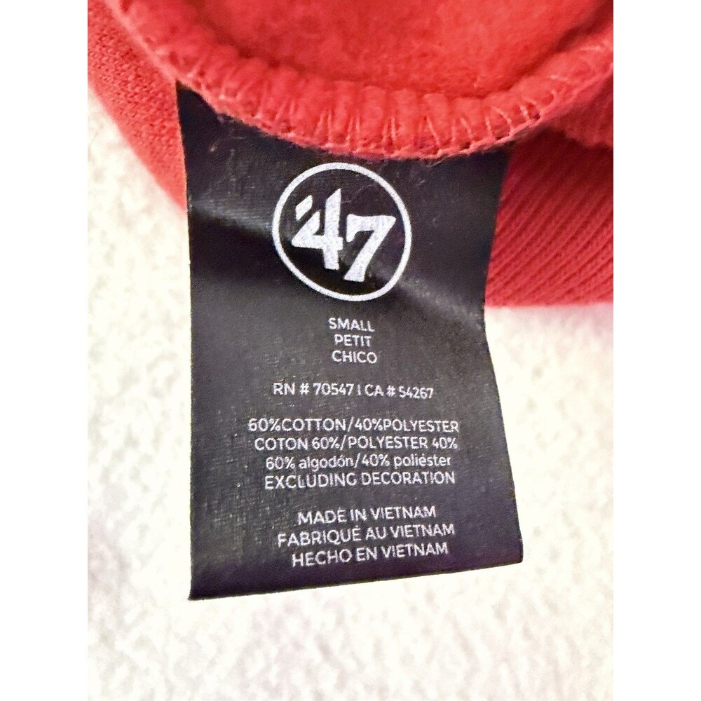 ’47 Ohio State Buckeyes 2024 CFP National Champions Hoodie Women’s S NWT Red - Picture 10 of 12